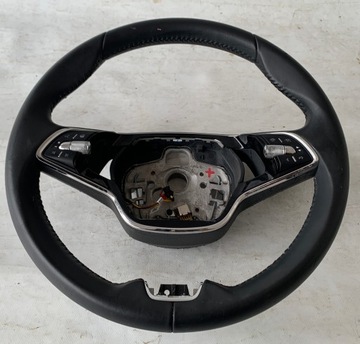 KIEROWNICA SKODA OCTAVIA IV GRZANA ŁOPATKI SKÓRA