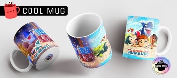 ЛУЧШАЯ КРУЖКА ДЛЯ ДЕТЕЙ REKSIN SHARKDOG В ПОДАРОК, СУПЕР КАЧЕСТВО