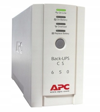 UPS APC 650 CS BACK UPS 400W NOWE BATERIE ZASILACZ AWARYJNY /139
