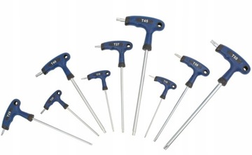 КЛЮЧИ TORX, ОТВЕРТКИ, ОТВЕРТКИ, ОТВЕРТКИ ТИПА Т, 9шт.