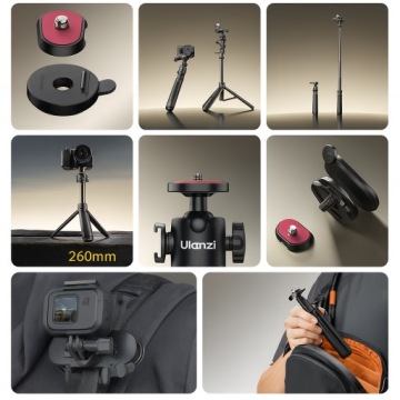Штатив для селфи-палки 2-в-1 для камеры телефона, быстросъемная камера Ulanzi MT90