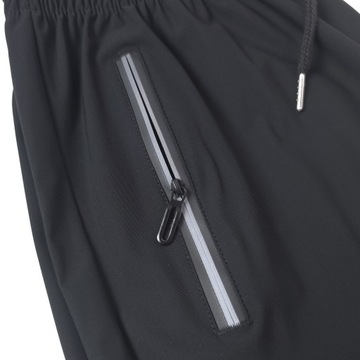 БРЮКИ СПОРТИВНЫЕ МУЖСКИЕ, длинные, эластичные, КАРМАНЫ, МОЛНИИ - 3XL
