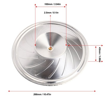 Конус резонатора Алюминиевый защитный