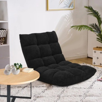 Kanapa Lazy Gaming Sofa 22 x 41,5 cm welur czarny - G