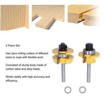 Набор кромкорезов по металлу, 2 шт.