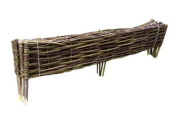 Obrzeże ogrodowe 120 cm PALISADA wiklinowa PŁOTEK