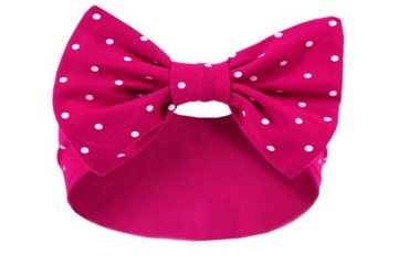 ДЕТСКАЯ ШИРОКАЯ ПОВЯЗКА НА ГОЛОВУ ВЕСНА/ЛЕТО С ХЛОПОВЫМ БАНТОМ ДЛЯ ДЕВОЧКИ