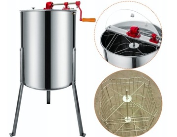 Центрифуга для медогонки, нержавеющая сталь, 4 рамы