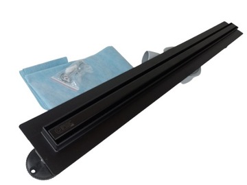 Odpływ liniowy 80 cm black czarny DN50