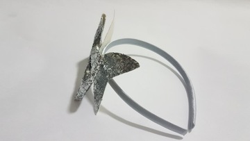 OPASKA kokarda SREBRNA BROKATOWA ROZ. UNIWERSALNY