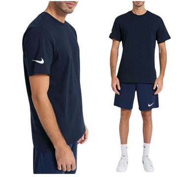 Koszulka Męska Nike Park20 Bawełniana T-shirt Granatowy Krótki Rękaw r. M