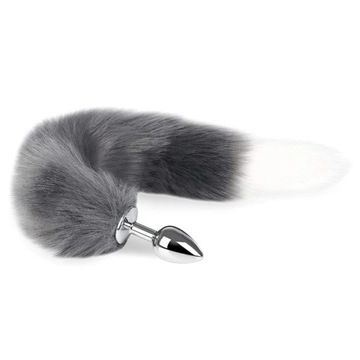 Wtyczka Fox/ogon królika Cosplay Metal Butt Plug Sex Tail produkty dla doro