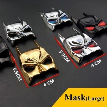3D наклейки на автомобиль крутая металлическая летучая мышь авто логотип автомобиля