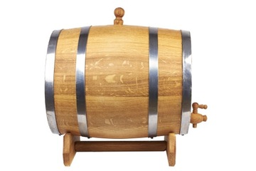 Дубовая бочка 30л для виски, самогона, вина, ликеров (с сертификатом ПЖ)