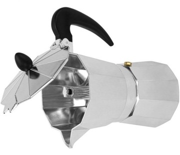 KAWIARKA ALUMINIOWA KAFETIERA ZAPARZACZ NA KUCHNIĘ DO ESPRESSO KAWY 450ml