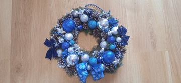 ВЕНОК КРЕМОВЫЙ на стол или дверь, 30 см