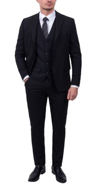 Черный мужской костюм-жилет - 50-е годы