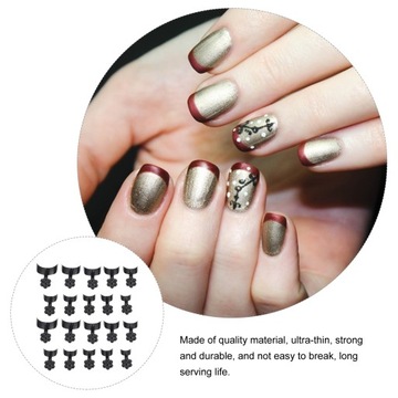 Хлопья для искусственных ногтей для французского маникюра своими руками 100 шт.