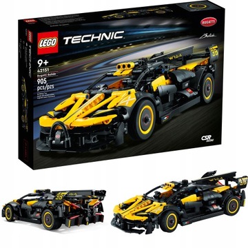 LEGO Technic Bolid Bugatti 42151 Prezent 905 el.
