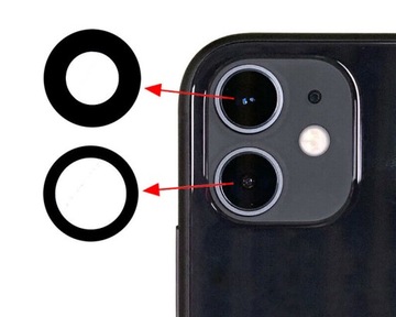 Szkiełko szkło kamery aparatu iPhone 12 mini |klej