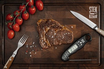 Водонепроницаемый цифровой кухонный термометр для мяса, стейка, стейка, ерунды