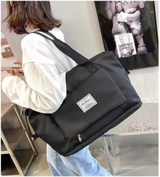 ДОРОЖНАЯ СУМКА РУЧНАЯ КЛАДЬ ДЛЯ САМОЛЕТА, СКЛАДНАЯ, ВМЕСТИТЕЛЬНАЯ, ВОДОНЕПРОНИЦАЕМАЯ