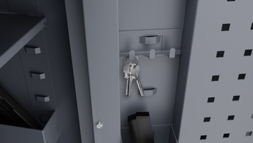 Шкаф оружейный S1 STM 1243 Электронный замок FLEX COMBI на 10 шт.