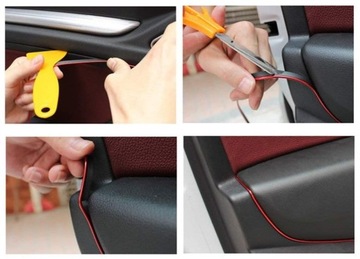 СИНЯЯ АВТОМОБИЛЬНАЯ ДЕКОРАТИВНАЯ ЛЕНТА