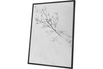 Рамка 70х70 черная квадратная фоторамка