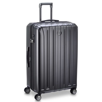 Duża walizka podróżna na kółkach granatowa - Delsey Titanium 82 cm