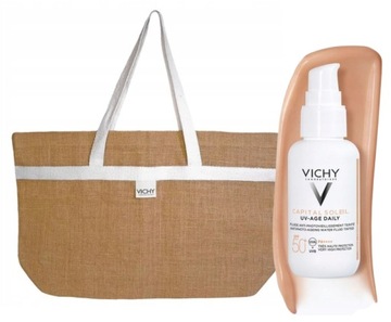 VICHY Capital Soleil UV-AGE DAILY SPF 50+ Fluid koloryzujący 40 ml + GRATIS