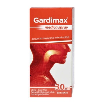 GARDIMAX Medica Spray na gardło dla dzieci 30 ml