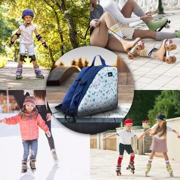 Рюкзак из альпаки для роликов/коньков