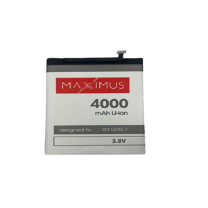 BATERIA MAXXIMUS XIAOMI REDMI NOTE 7 4000 MAH BN4A
