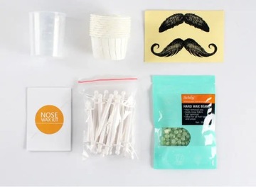 НАБОР ВОСКОВОЙ ДЕПИЛЯЦИИ НОСА МУЖЧИНЫ ЖЕНЩИНЫ