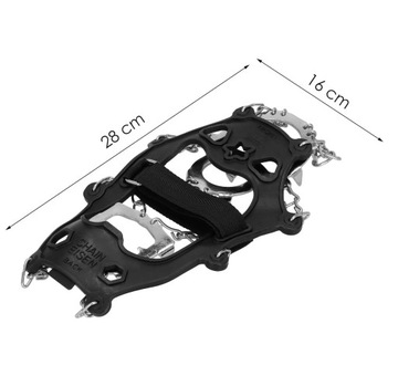 РУЧКИ ДЛЯ ОБУВИ ШПИЦЫ 13 ПРОТИВОСКОЛЬЗЯЩИЕ ЦЕПИ L 41-45 ТУРИСТИЧЕСКИЙ ПРЕМИУМ