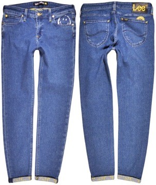 LEE spodnie SMILEY skinny REGULAR blue jeans SCARLETT _ W30 L33