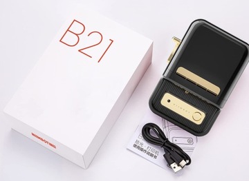 Беспроводной принтер этикеток Niimbot B21 + рулон