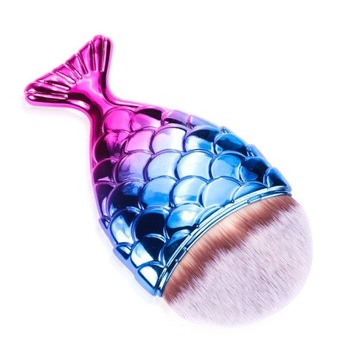 PĘDZEL RYBKA DO ODPYLANIA PYŁU PAZNOKCI MAKIJAŻU