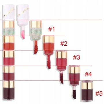 5 In 1 Matte Lipstick Kit Combo Strip Velvet