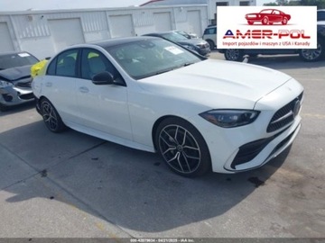 Mercedes Klasa C W206 2024 Mercedes-Benz Klasa C 2024r., 2.0L 2.0 Hybryda 255KM