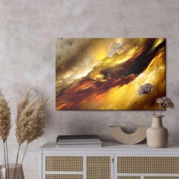 Obraz Na Płótnie ABSTRAKCJA do salonu Burzowe Niebo KOLOROWY Canvas 40x30
