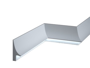 Listwa podłogowa pod LED, Mardom QL007 9,3 cm