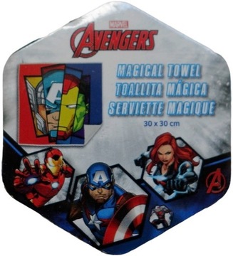 RĘCZNIK MAGICZNY DZIECIĘCY DO TWARZY I RĄK AVENGERS