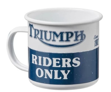 MLMA24902 KUBEK MOTOCYKLOWY TRIUMPH EMALIOWANY 360 ml