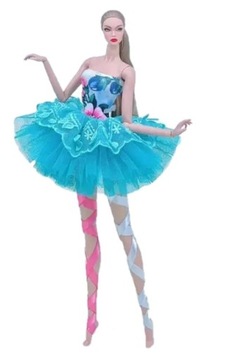 SUKIENKA SUKNIA BALERINA MINI BALETNICA DLA LALKI 28 - 30cm