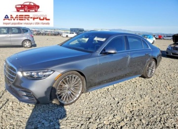 Mercedes Klasa S W223/V223 2022 Mercedes-Benz Klasa S 500 4Matic 2022 3.0 Benzyna 429KM