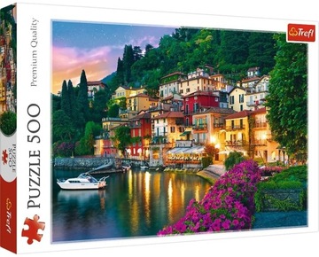TREFL PUZZLE 500 JEZIORO COMO WŁOCHY