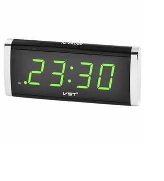 BUDZIK ZEGAR ELEKTRONICZNY SIECIOWY LED 24H