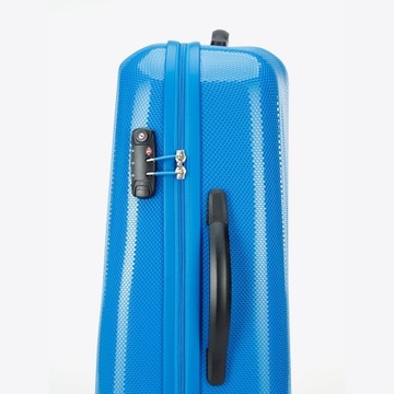 WITTCHEN średnia walizka z polikarbonu niebieska